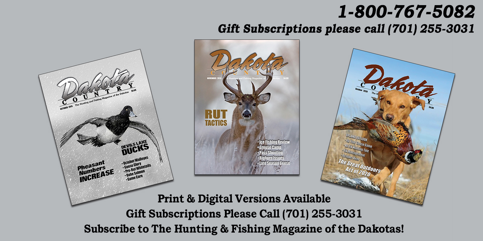 Subscribe Today to Dakota Country Magazine